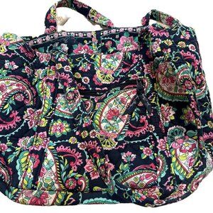 Vera Bradley Shoulder Bag - Medium with 10 inch base and 10 inch height